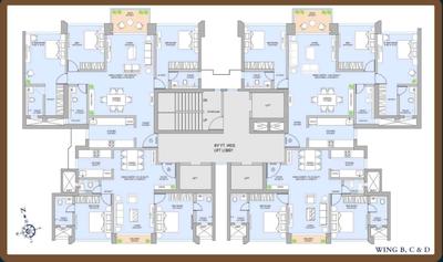 Project Image of 751.0 - 1993.0 Sq.ft 2 BHK Apartment for buy in One Meraki Wing A And B
