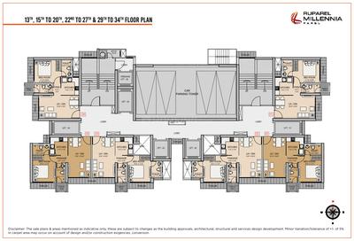 Project Image of 410.1 - 820.0 Sq.ft 1 BHK Apartment for buy in Ruparel Millennia
