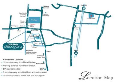 Project Image of 580 Sq.ft 1 BHK Apartment / Flat for sale in Malad West for Rs. 6900000