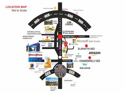 Amrat Doctors Colony Location Plan 1
