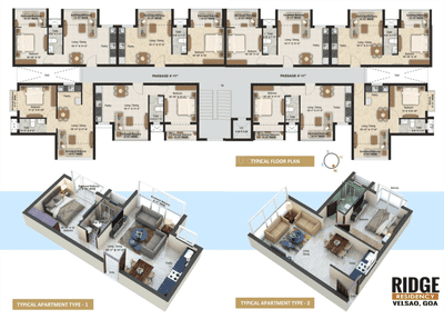 Project Image of 0.0 - 600.0 Sq.ft 1 RK Apartment for buy in Intown Ridge Residency