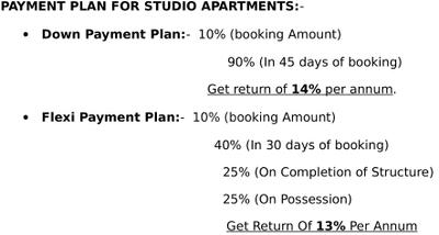 Project Image of 390.0 - 770.0 Sq.ft 1 BHK Apartment for buy in Rise Clarks Residences