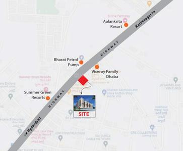 Project Image of 1140.97 - 1151.74 Sq.ft 2 BHK Apartment for buy in N J R R K Towers