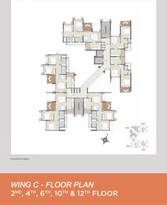 Project Image of 500.0 - 1090.0 Sq.ft 1 BHK Apartment for buy in Kalpataru Serenity Bldg 5