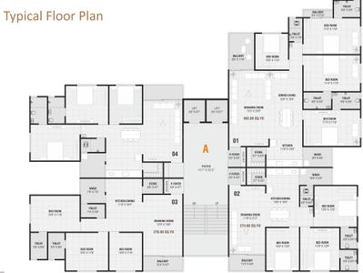 Project Image of 1083.39 - 1593.38 Sq.ft 3 BHK Apartment for buy in Shree Ganesh Pavitra Sky