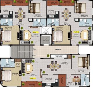 Project Image of 884.0 - 1313.0 Sq.ft 2 BHK Apartment for buy in Ridgewood Condos