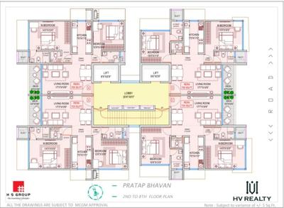 Project Image of 705.04 - 1195.98 Sq.ft 2 BHK Apartment for buy in HS Pratap Bhavan