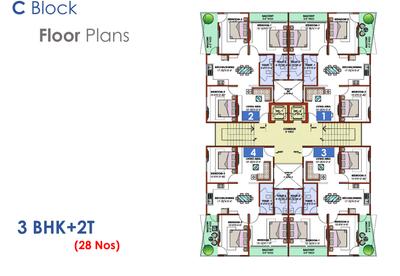 Project Image of 1310 Sq.ft 3 BHK Apartment / Flat for sale in Anisabad for Rs. 11735000