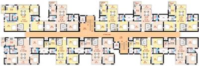 Project Image of 1010.0 - 1400.0 Sq.ft 2 BHK Apartment for buy in BECC Alpha Jasmine Tower