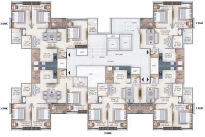 Project Image of 523.01 - 1012.63 Sq.ft 1 BHK Apartment for buy in Majestique Swapnangan Wing A And Wing B