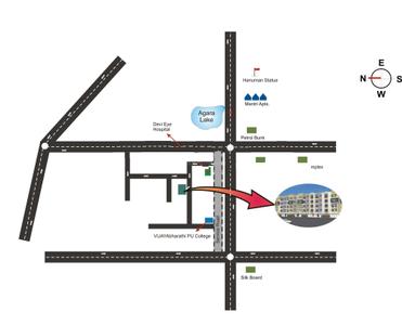 Project Image of 1070.0 - 1530.0 Sq.ft 2 BHK Apartment for buy in Sai Nandana Residency
