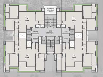Project Image of 2788 Sq.ft 3 BHK Apartment / Flat for sale in Science Park for Rs. 20000000