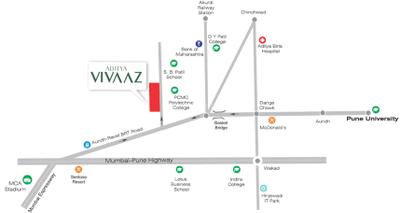 Project Image of 622.0 - 765.0 Sq.ft 2 BHK Apartment for buy in Aditya Vivaaz A1