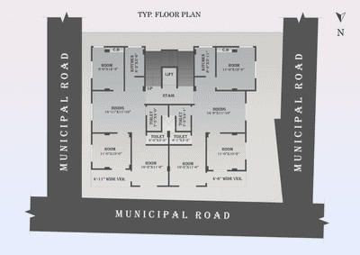 Project Image of 1061.0 - 1122.0 Sq.ft 3 BHK Apartment for buy in Kamakhya Enclave