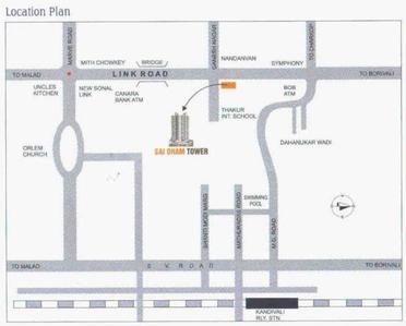 Project Image of 724.0 - 917.0 Sq.ft 2 BHK Apartment for buy in Raunak Sai Dham Towers