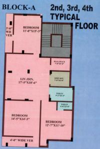 Project Image of 655.0 - 1569.0 Sq.ft 2 BHK Apartment for buy in H M Plaza