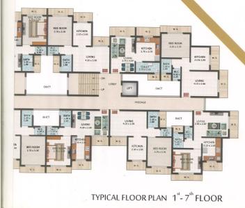 Project Image of 232.0 - 448.0 Sq.ft 1 RK Apartment for buy in Krishna Galaxy