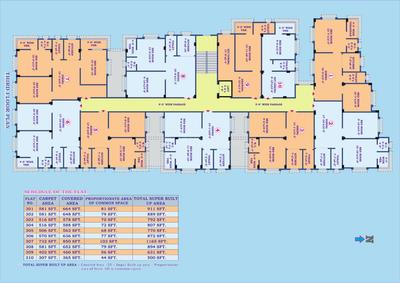 Temple View Residency Cluster Plan 1