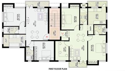Project Image of 850.0 - 1140.0 Sq.ft 2 BHK Apartment for buy in Amaar Ultra Amaar Avenue Phase 2