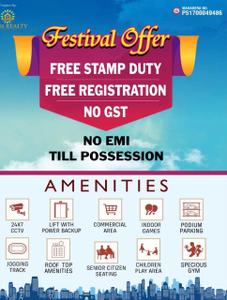 Project Image of 0.0 - 734.0 Sq.ft 2 BHK Apartment for buy in Tulsi Ariana