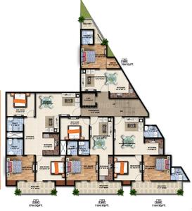 Project Image of 700.0 - 1750.0 Sq.ft 1 BHK Builder Floor for buy in Trivor Heights