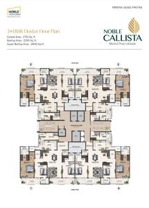 Project Image of 1751.0 - 2968.0 Sq.ft 3 BHK Apartment for buy in Noble Callista