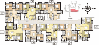 Project Image of 865.0 - 1395.0 Sq.ft 2 BHK Apartment for buy in S And S Uni5