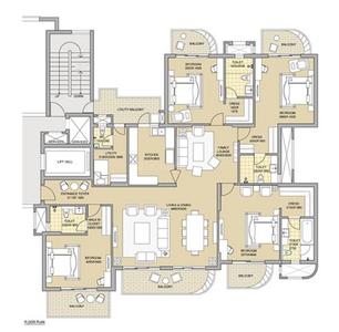 Project Image of 2125 Sq.ft 3 BHK Apartment / Flat for sale in Sector 99A for Rs. 28200000