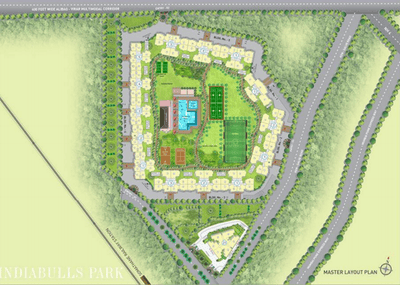 Project Image of 556.0 - 1250.0 Sq.ft 1 BHK Apartment for buy in Embassy Indiabulls Park 1