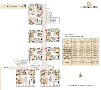 Project Image of 404.0 - 1639.0 Sq.ft 1 BHK Apartment for buy in Elegance