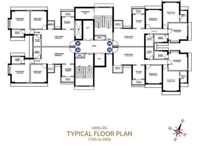 Project Image of 536.47 - 1256.0 Sq.ft 2 BHK Apartment for buy in Anantham Rainbow County The Defence Enclave Phase 1