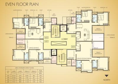 Project Image of 0.0 - 727.0 Sq.ft 2 BHK Apartment for buy in Ramchandra The Cosmopolis