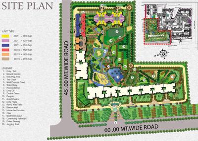 Project Image of 1070.0 - 2135.0 Sq.ft 2 BHK Apartment for buy in Amrapali Aurum Towers