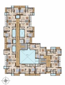 Project Image of 321.3 - 840.88 Sq.ft 1 RK Apartment for buy in C K Sun Pride
