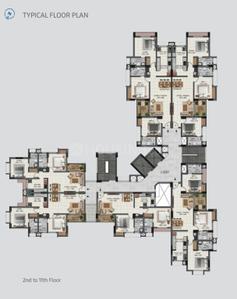 Project Image of 692.0 - 1039.0 Sq.ft 2 BHK Apartment for buy in Vishraam Vismaya
