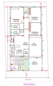 Sankalp Brindavanam Brindavanam Cluster Plan for 1st Floor 1