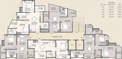 Project Image of 380.0 - 1940.0 Sq.ft 1 BHK Apartment for buy in Auric Prime Suites