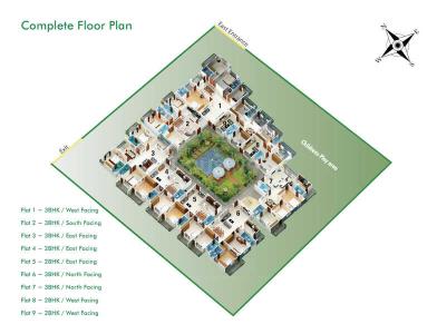 Project Image of 1150.0 - 2095.0 Sq.ft 2 BHK Apartment for buy in Comfort Flora