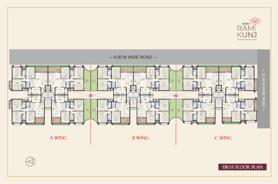 Project Image of 1689.0 - 2036.0 Sq.ft 3 BHK Apartment for buy in Shri Ram Kunj