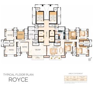 Project Image of 1835 Sq.ft 3 BHK Apartment / Flat for sale in Hiranandani Estate for Rs. 43500000