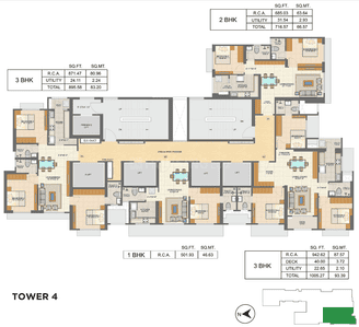 Project Image of 447.46 - 1005.27 Sq.ft 1 BHK Apartment for buy in Runwal Pinnacle