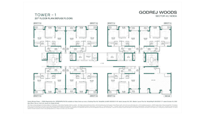 Project Image of 612.25 - 2079.59 Sq.ft 2 BHK Apartment for buy in Godrej Woods