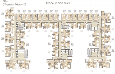 Project Image of 365.0 - 990.0 Sq.ft Studio Studio Apartment for buy in GM Elegance Tower Phase 2 Tower E13