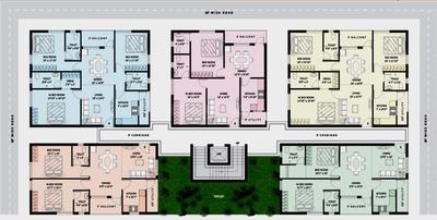 Project Image of 1075.0 - 1350.0 Sq.ft 2 BHK Apartment for buy in MK Greens
