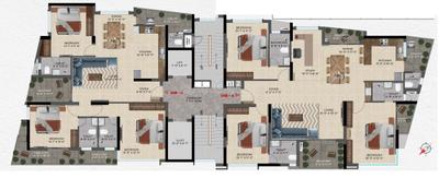 Project Image of 2330.0 - 2485.0 Sq.ft 3 BHK Apartment for buy in Navins Aum Griha