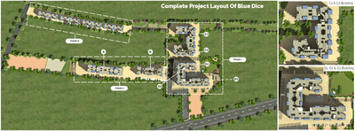 Project Image of 682.0 - 720.0 Sq.ft 2 BHK Apartment for buy in Sonigara Blue Dice D1 D2 And D3