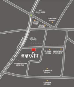 Project Image of 1305.0 - 1710.0 Sq.ft 2 BHK Apartment for buy in Akshar Akshardeep