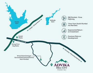 Project Image of 1148.62 - 12262.25 Sq.ft Residential Plot Plot for buy in Advika Hill City 1