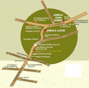 Project Image of 955.0 - 1385.0 Sq.ft 2 BHK Apartment for buy in Jamals Caladium