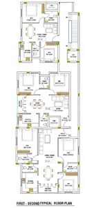 Live KN Flats KN Flats Cluster Plan from 1st to 2nd Floor 1